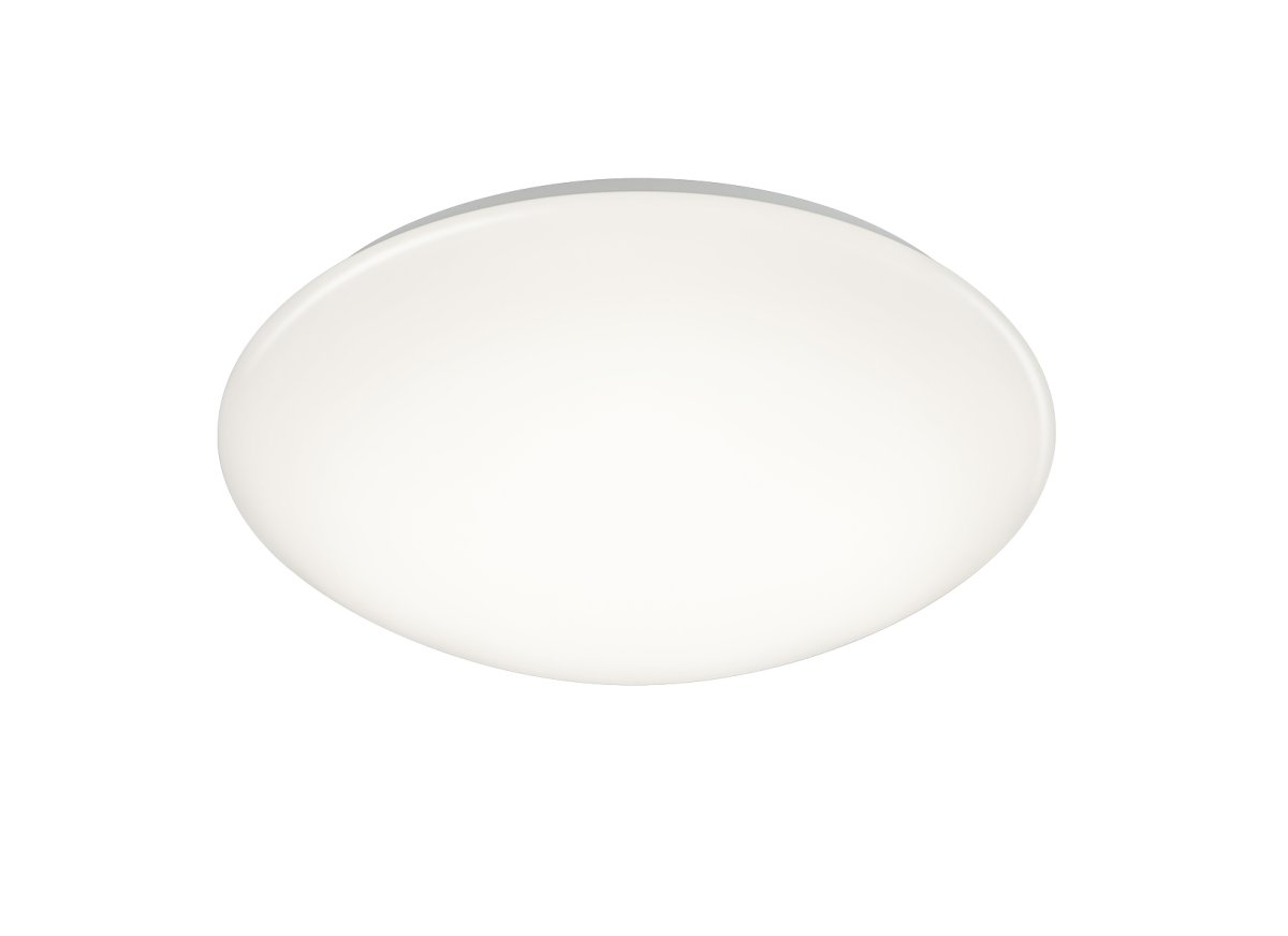 Prodo Ø50 Hvid plafond Fra Trio Lighting - 50 cm passer den perfekt ind i b&aring;de stue og sovev&aelig;relse.