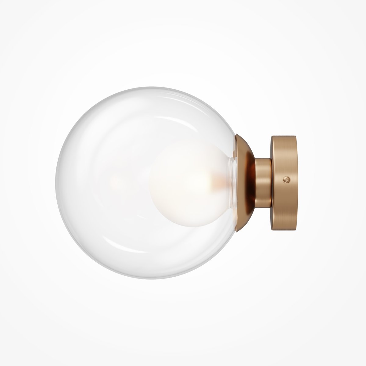 Basic form Ø20 Guld væglampe Fra Maytoni - Denne lampe passer perfekt ind i et soveværelse, entre eller badeværelse og er et fremragende supplement til en moderne og sofistikeret indretning.