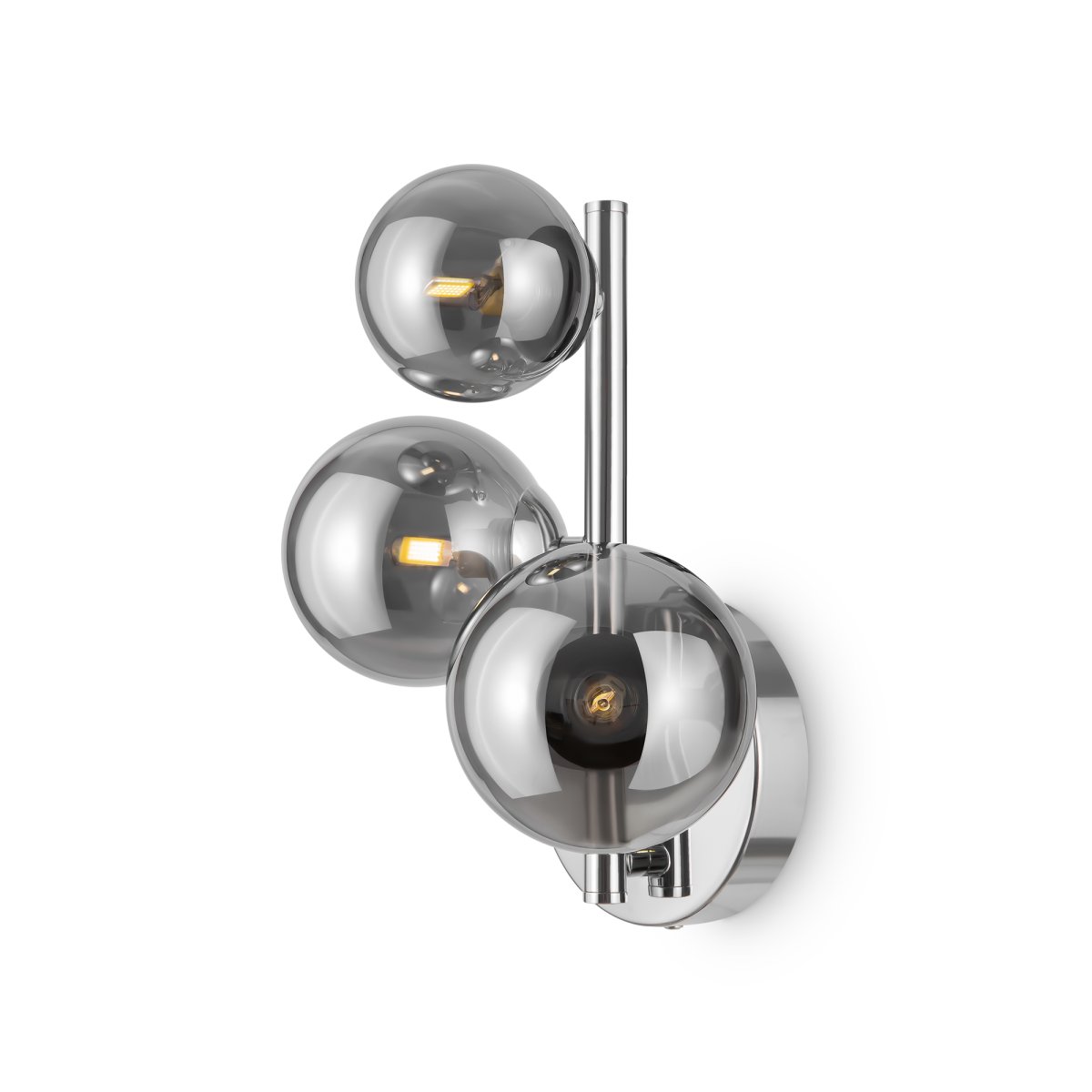 Dallas 25cm Chrom væglampe Fra Maytoni - Skab en sofistikeret og indbydende atmosfære med Dallas, en lampe, der oplyser dit hjem med klasse og finesse.