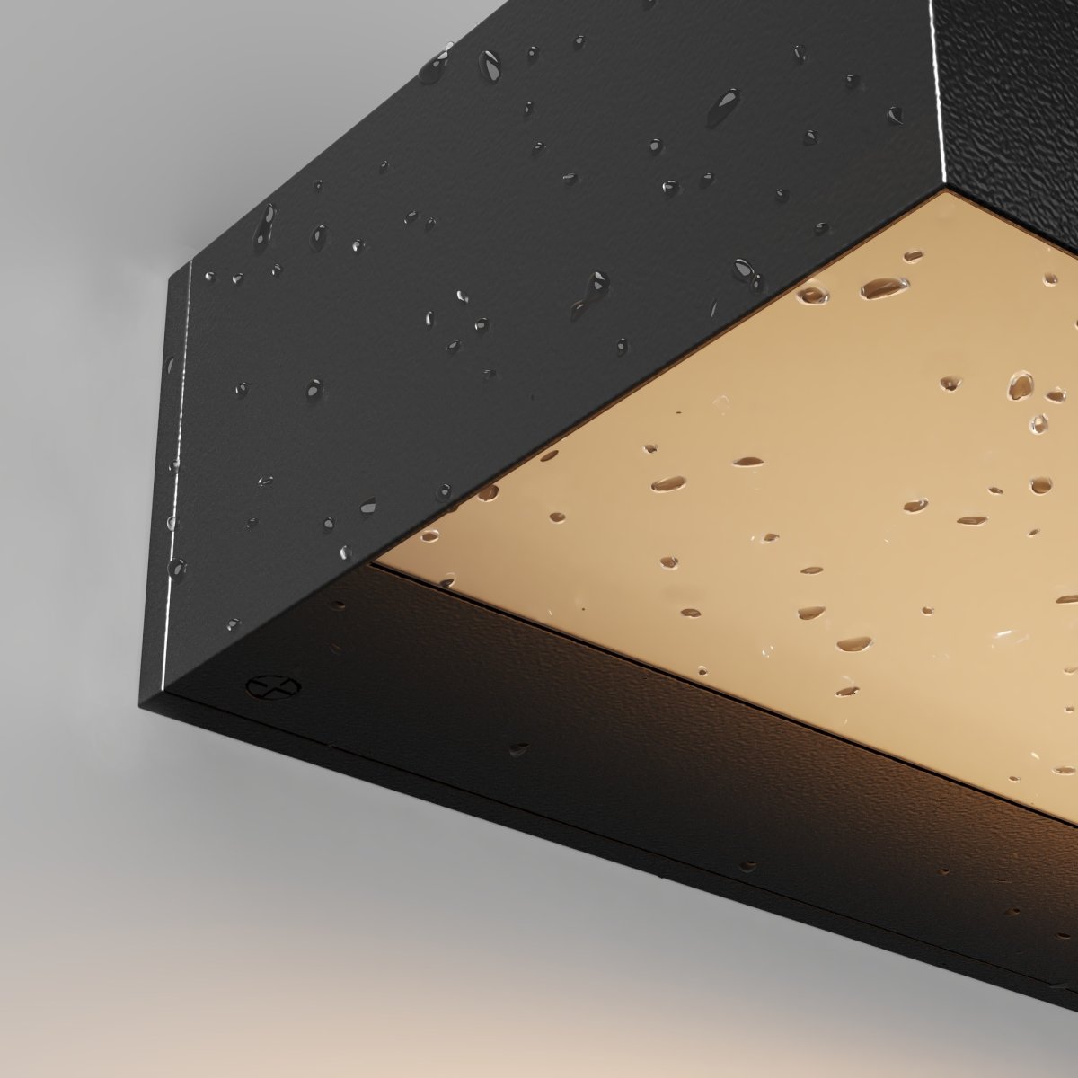 Lot Grafit udendørslampe Fra Maytoni - Lampen har en høj grad af beskyttelse mod støv og fugt, IP65, hvilket gør den ideel til både indendørs og udendørs brug.