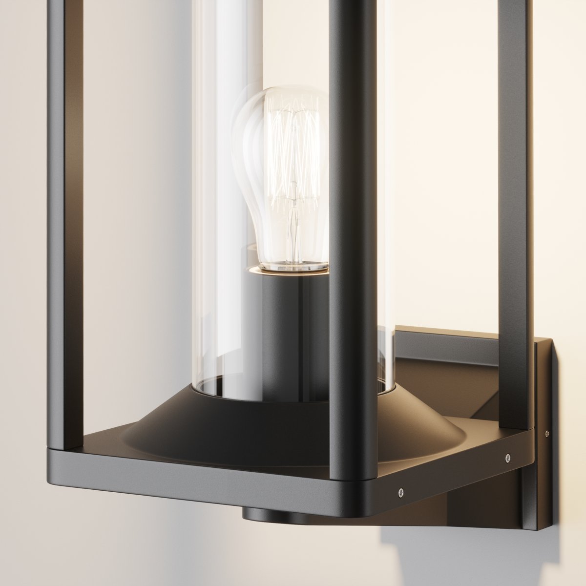 Cell Grafit udendørslampe Fra Maytoni - Med sit åbne design og robuste metalramme spreder den et varmt og indbydende lys, der er perfekt til både indendørs og udendørs miljøer.