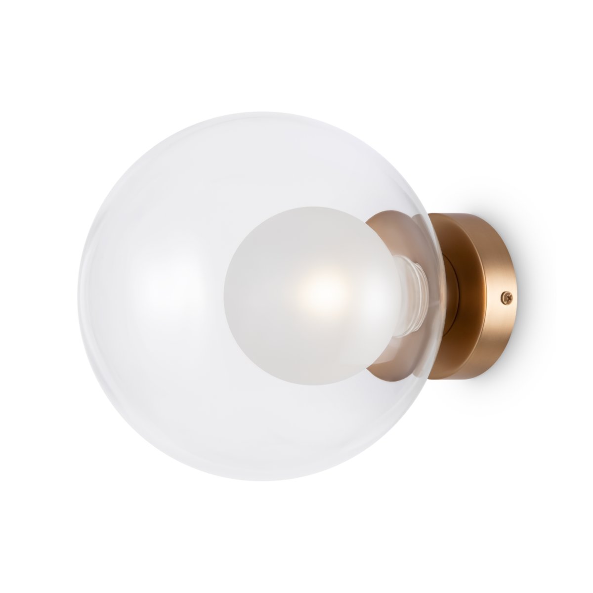 Basic form Ø20 Guld væglampe Fra Maytoni - Denne lampe passer perfekt ind i et soveværelse, entre eller badeværelse og er et fremragende supplement til en moderne og sofistikeret indretning.