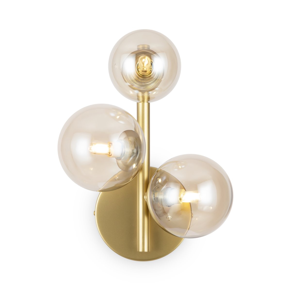 Dallas 25cm Guld væglampe Fra Maytoni - Skab en sofistikeret og indbydende atmosfære med Dallas, en lampe, der oplyser dit hjem med klasse og finesse.