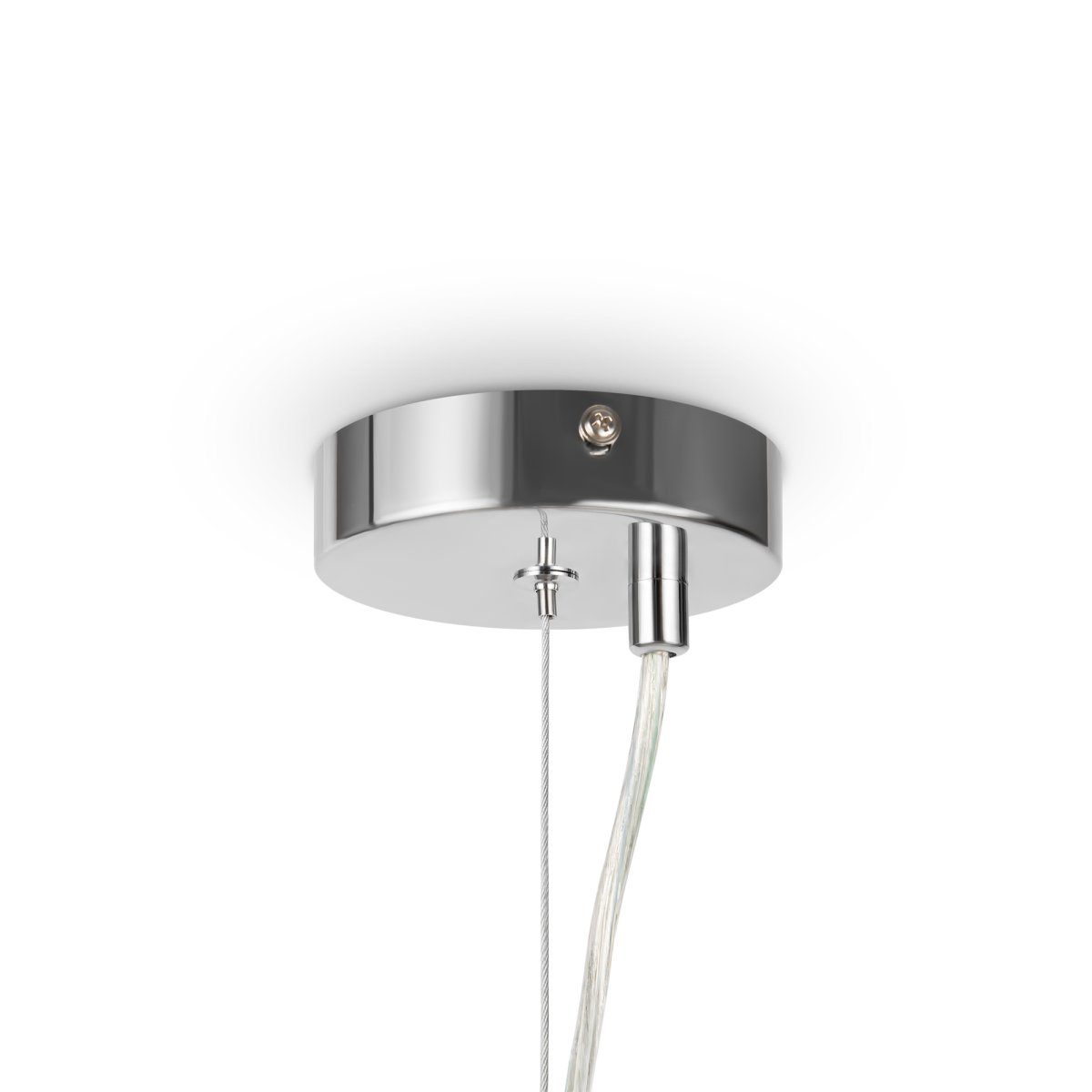 Dallas Ø30 Chrom loftslampe Fra Maytoni - Dens unikke design med runde glaskupler i forskellige retninger skaber et dramatisk og elegant lysspil, der fylder rummet med varme og karakter.
