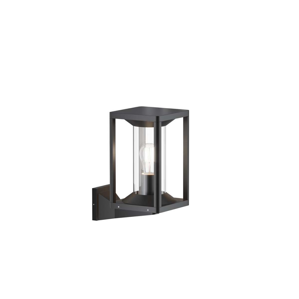 Cell Grafit udendørslampe Fra Maytoni - Med sit åbne design og robuste metalramme spreder den et varmt og indbydende lys, der er perfekt til både indendørs og udendørs miljøer.