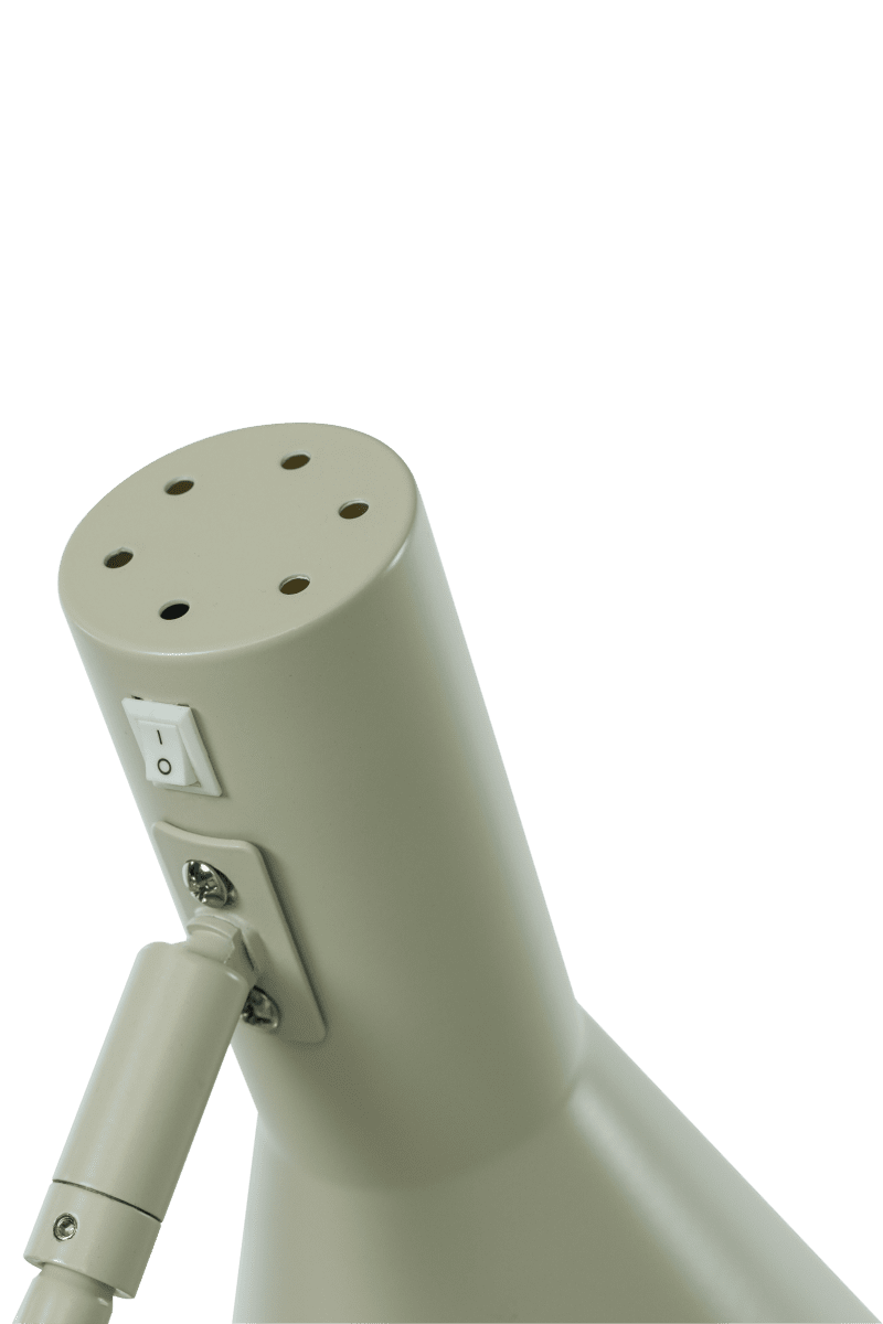 Ceres 46cm Beige skrivebordslampe Fra Aneta Lighting - CERES bordlampen er både praktisk og stilfuld og giver et behageligt lys, når du arbejder eller læser.