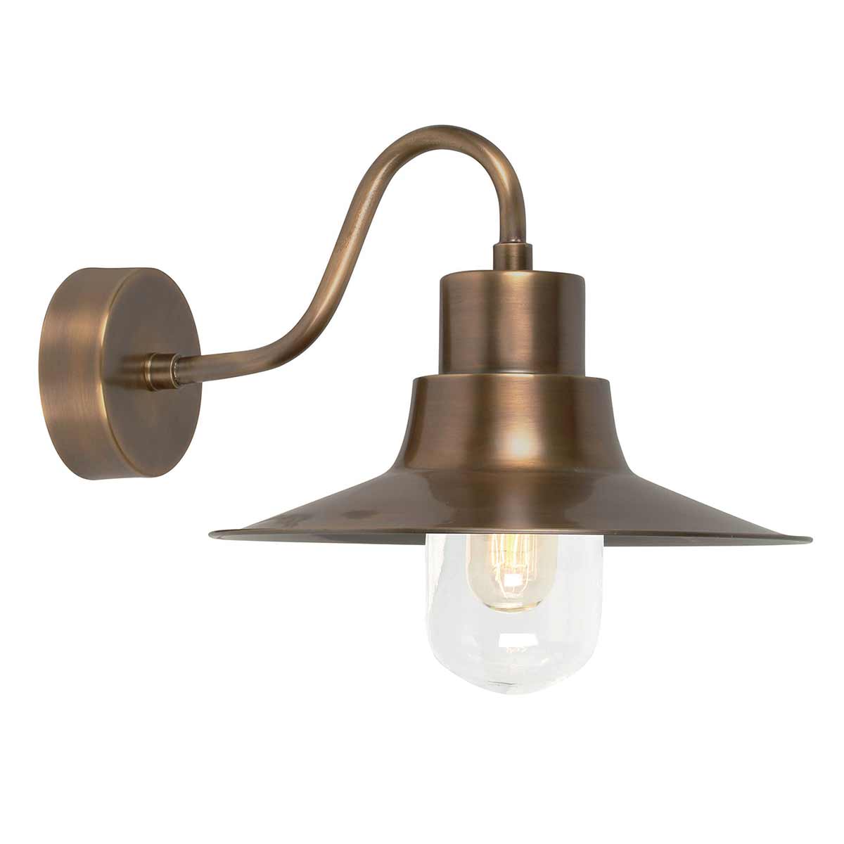 Sheldon Antik messing udendørslampe Fra Elstead Lighting - Sheldon er både robust og stilfuld, perfekt til at skabe en klassisk og moderne atmosfære.