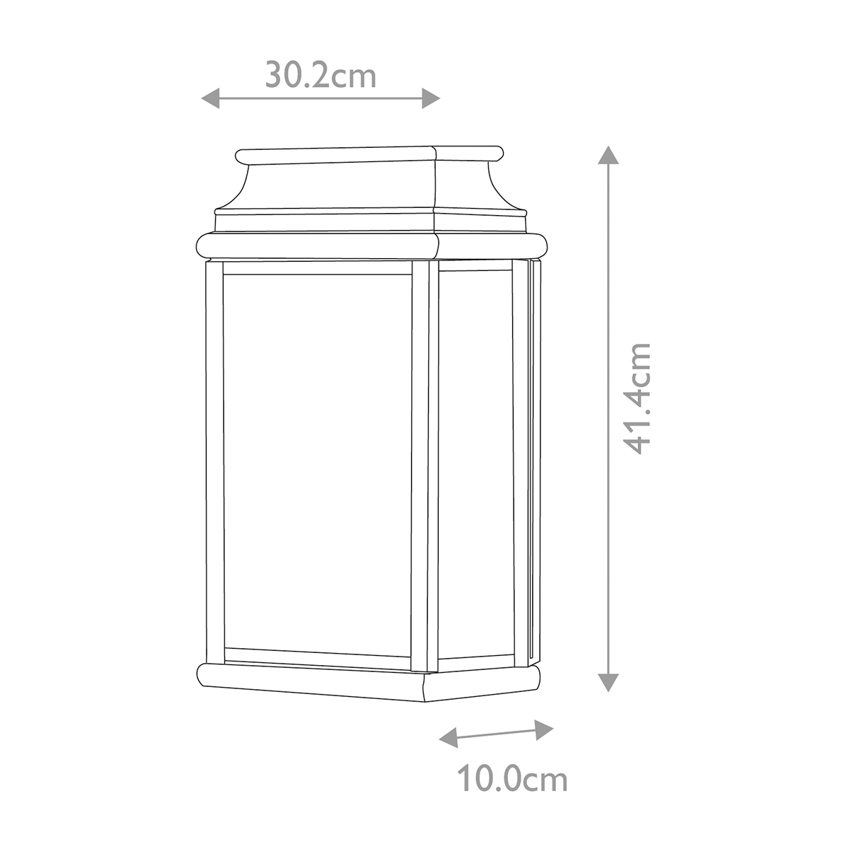 St Martins 42cm Antik messing udendørslampe Fra Elstead Lighting - Den er lavet af massiv messing og klart glas og tilbyder en robust og holdbar konstruktion, der udvikler en smuk patina over tid.