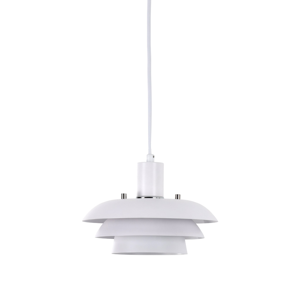 Stealth Ø20 Hvid vindueslampe Fra Nordic Lighting - For at g&oslash;re det nemt for dig at tilpasse udseendet, leveres Stealth med to s&aelig;t detaljer: drejeknapper og ring i b&aring;de kromfinish og hvid finish.