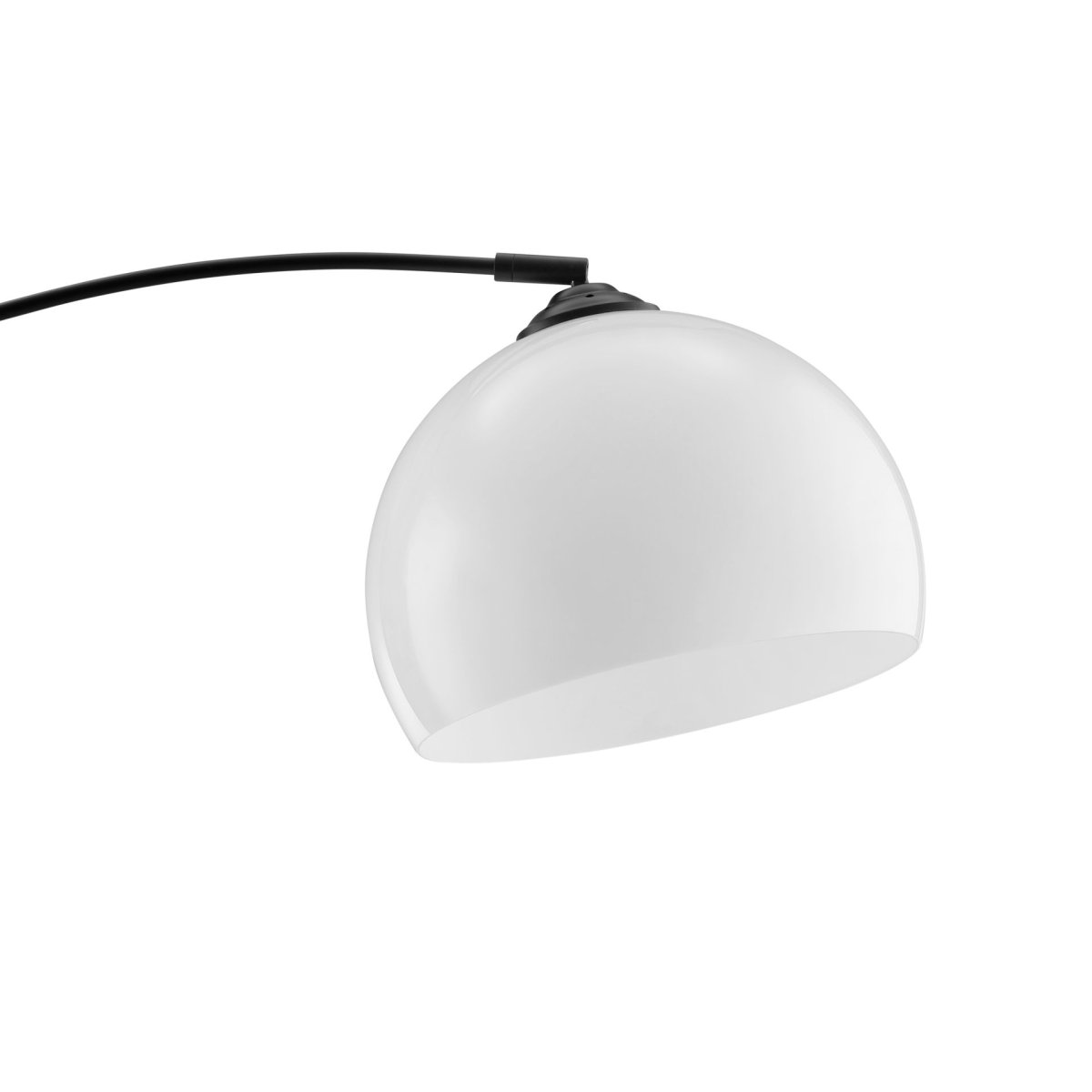 Vessa Sort gulvlampe Fra Brilliant - Vessa er en stilfuld gulvlampe i sort metal med en hvid plastiksk&aelig;rm, der giver lampen et bl&oslash;dt og elegant udtryk.