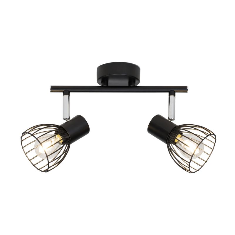Blacky 2 Sort spotlight Fra Brilliant - Perfekt til brug alene eller i kombination med flere spotlights for at skabe en dynamisk belysning i hjemmet.