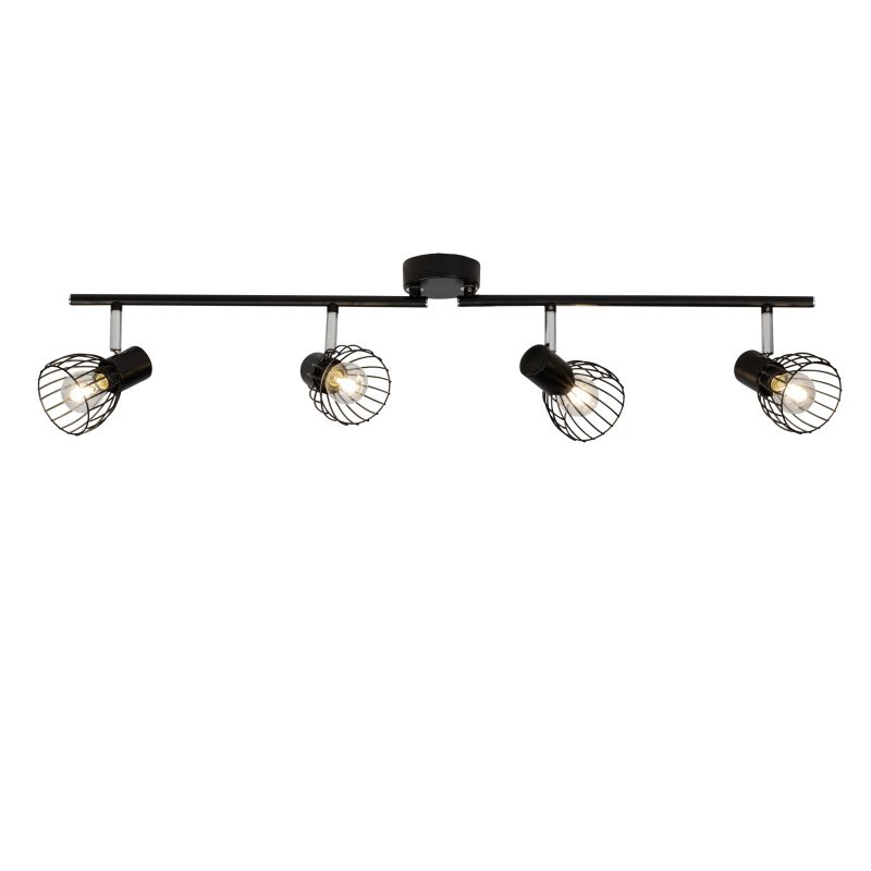 Blacky 4 Sort spotlight Fra Brilliant - Perfekt til brug alene eller i kombination med flere spotlights for at skabe en dynamisk belysning i hjemmet.