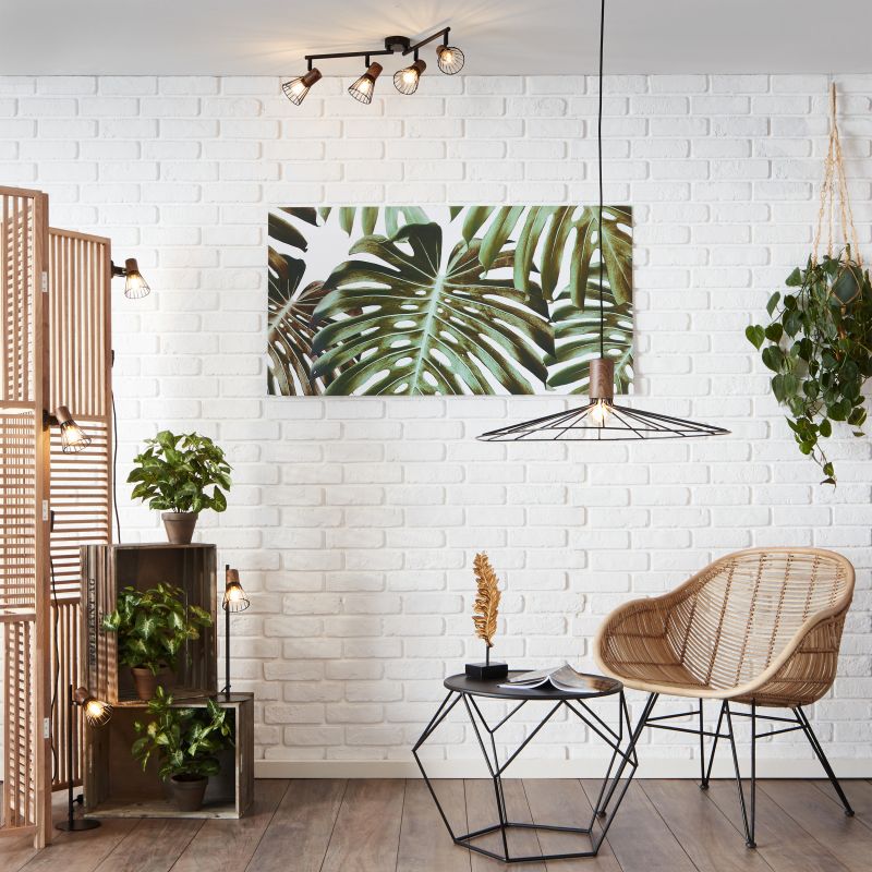 Manama 4 Sort spotlight Fra Brilliant - Spotlighten er lige så velegnet til stuer og køkkener som til entreer eller soveværelser.