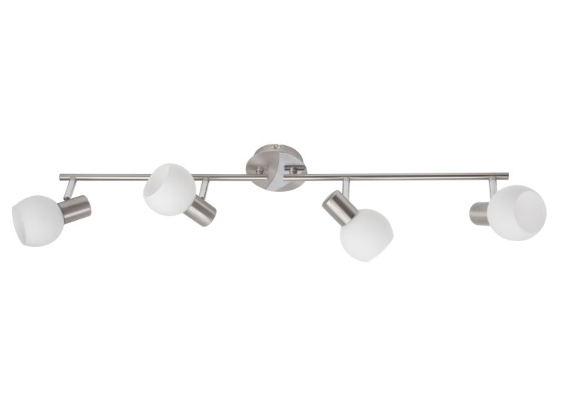 Tiara 4 Sølv spotlight Fra Brilliant - Tiara er en tidløs spotlight, der giver fleksibel belysning i hjemmet, lavet af metal i sølv.