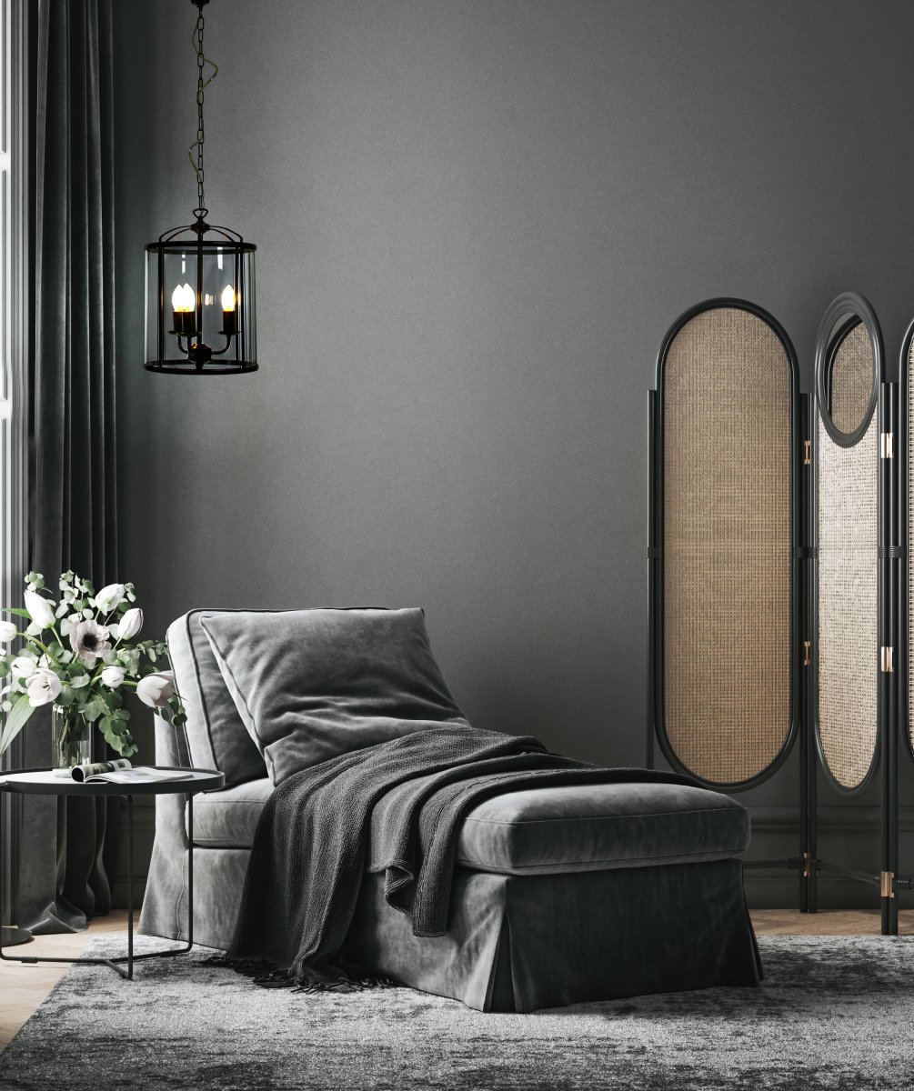 Budgie Ø28 Røg grå loftslampe Fra Aneta Lighting - Lampen er justerbar i højden, med en minimum totalhøjde på 55 cm og maks.