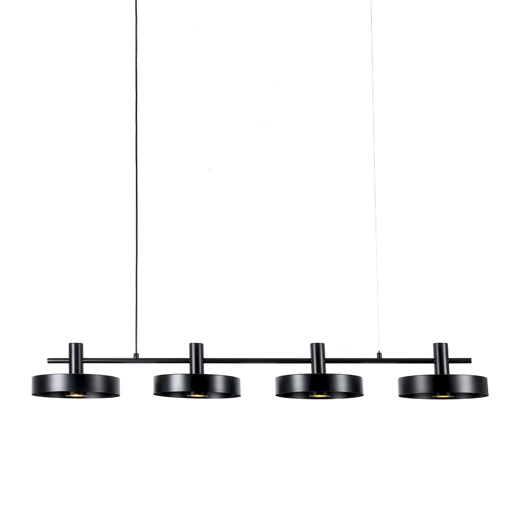 Birillo 130cm Sort loftslampe Fra Nordic Lighting - Birillo er en moderne metalpendellampe med et stilfuldt og grafisk design.