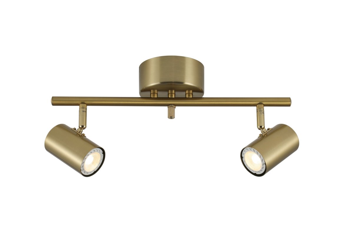 Zoom billede af Omega 2 Messing spotlight Fra Nordic Lighting - Omega er en klassisk spotlight med et elegant design lavet af metal i en b&oslash;rstet messingfinish.