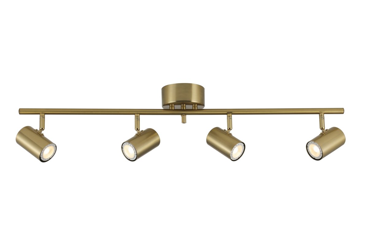 Zoom billede af Omega 4 Messing spotlight Fra Nordic Lighting - Omega er en klassisk spotlight med et elegant design lavet af metal i en b&oslash;rstet messingfinish.