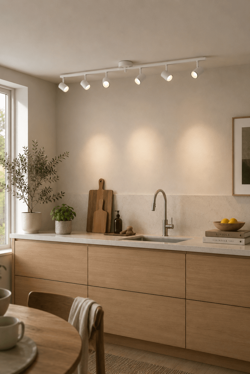 Omega 6 Hvid spotlight Fra Nordic Lighting - Omega er en klassisk spotlight med et tidl&oslash;st design i hvidmetal.