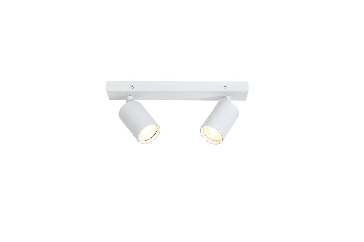 Crux 2 Hvid spotlight Fra Nordic Lighting - Crux er en klassisk spotlight med et tidl&oslash;st design i hvidmetal.
