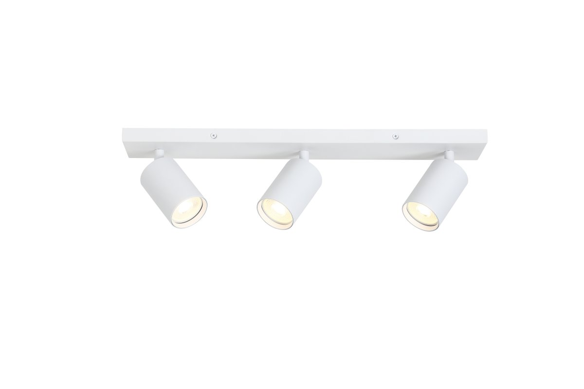 Crux 3 Hvid spotlight Fra Nordic Lighting - Crux er en klassisk spotlight med et tidl&oslash;st design i hvidmetal.