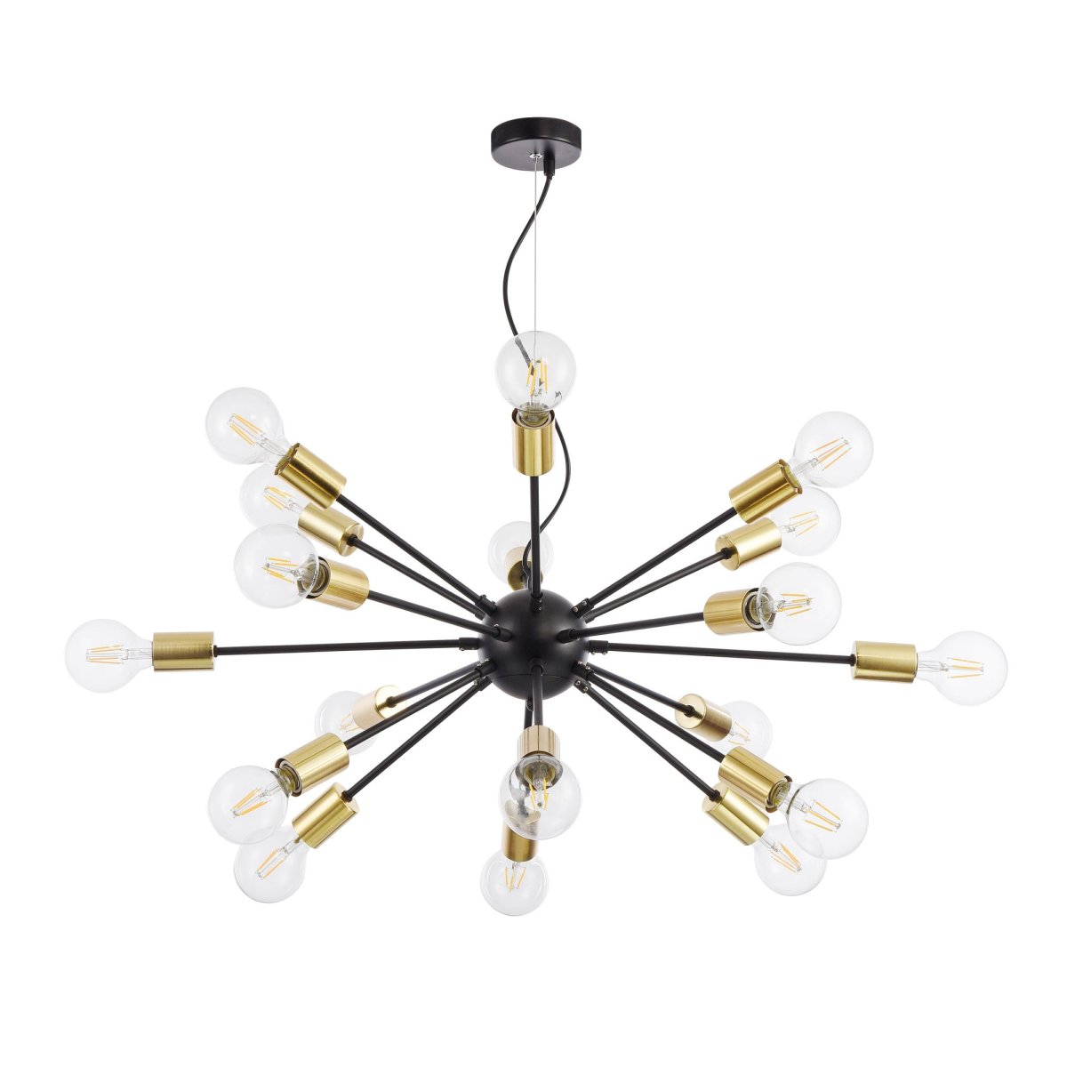 Jackson Ø98 Sort loftslampe Fra Maytoni - Denne iøjnefaldende loftslampe i industriel stil er en fed og moderne funktion, der vil tage dit hjem til næste niveau.