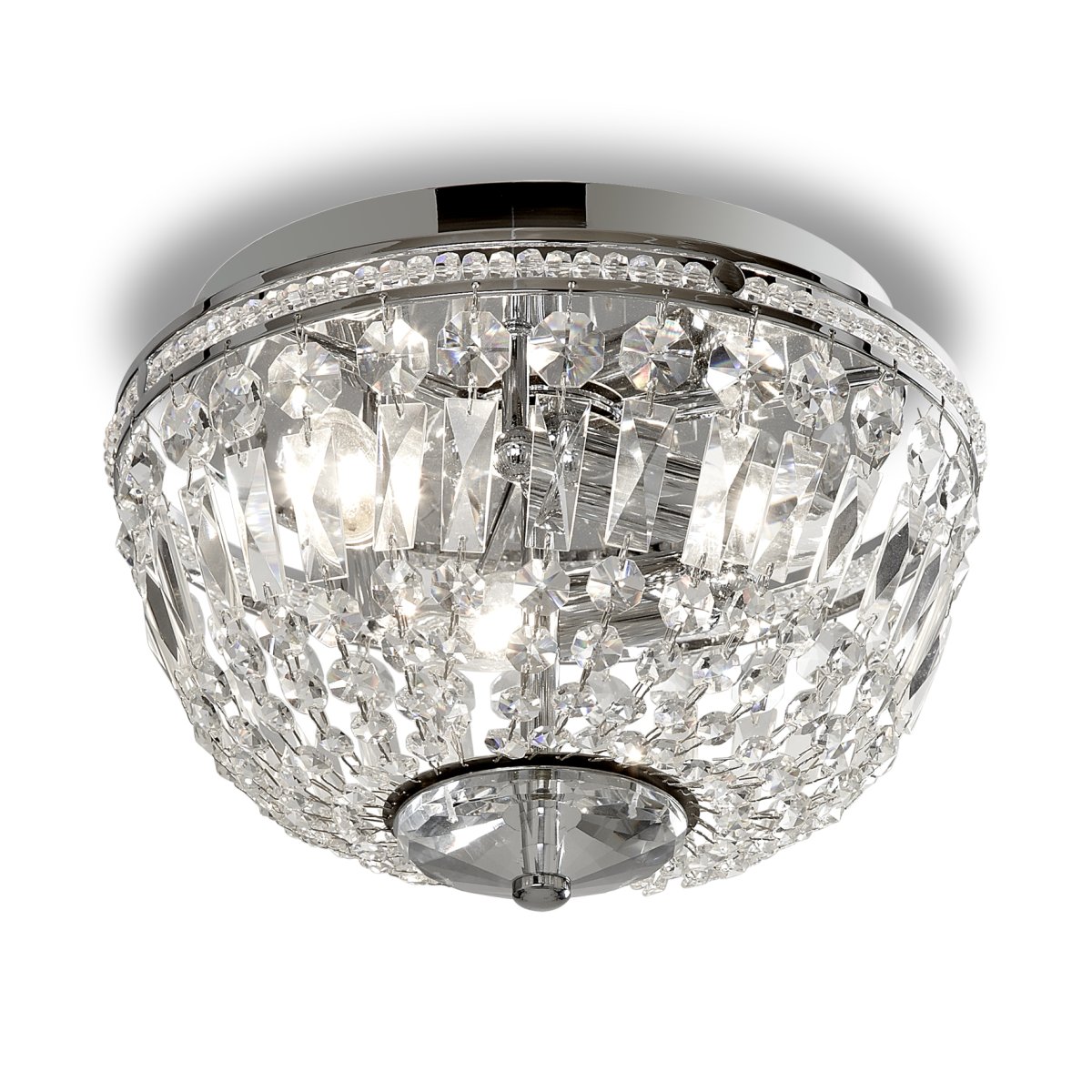 Adelsö Ø33 Chrom badeværelseslampe Fra Armaturhantverk - Med sin IP21-klassificering er den sikker at bruge i stuer og perfekt til at tilføje et elegant touch til dit badeværelse.