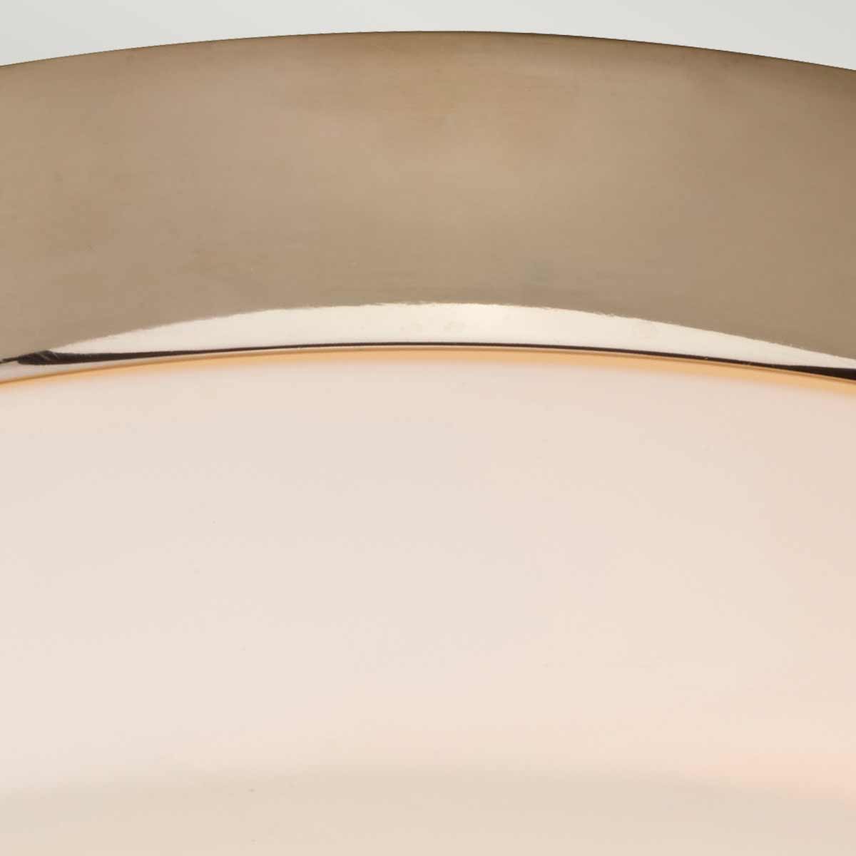 Tamar Ø24 Poleret guld badeværelseslampe Fra Elstead Lighting - Tamar plafond i poleret guld er en stilfuld og funktionel belysningsløsning, perfekt til badeværelser takket være IP44-klassificeringen, men også velegnet til korridorer og rum med lavt til loftet.