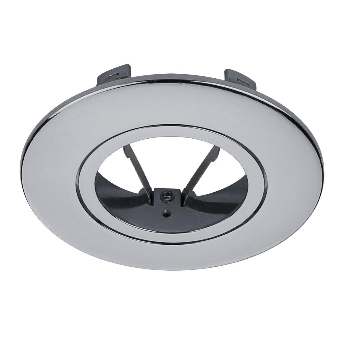 Tenny Dekorring Krom Fra Designlight - Dekoration i skinnende krom, der giver dig mulighed for at udskifte fronten p&aring; "Tenny"-armaturet.