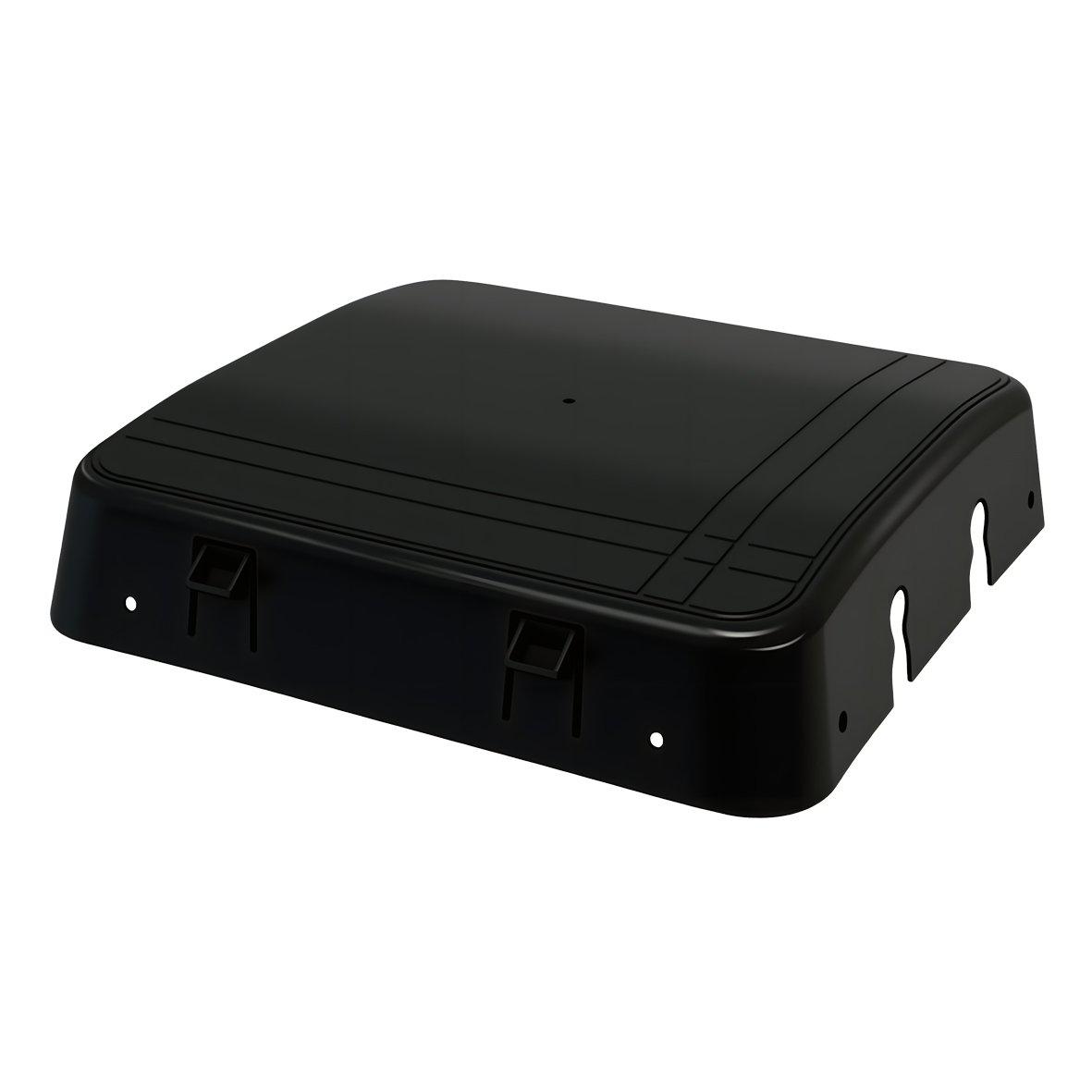 Beskyttelsesboks Sort Fra Designlight - Beskyttelsesboks til LED-downlights, fremstillet af selvslukkende polyamid PA6 og godkendt til installation i isolering.
