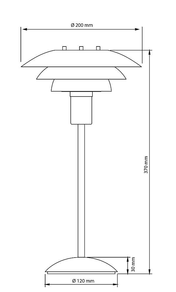 Epsilon 37cm Beige bordlampe Fra Aneta Lighting - Detaljer i krom og mat messing medfølger, syning; du kan selv vælge, hvilken der passer bedst ind i dit hjem.