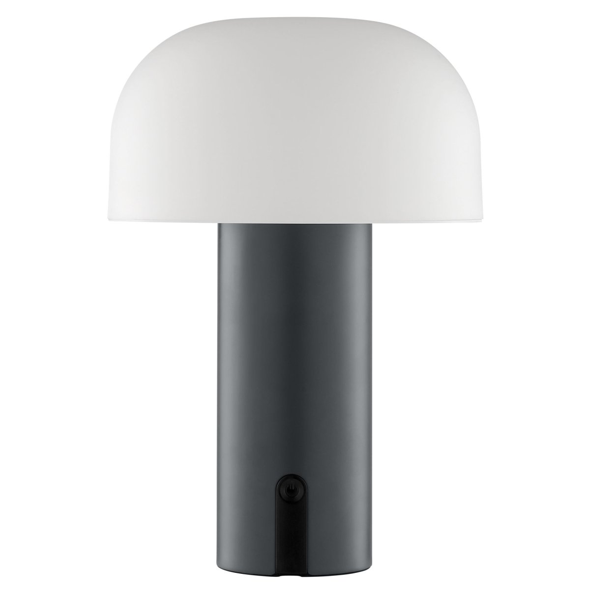 Mattis 20cm Grå bærbar Fra Brilliant - Mattis er en stilfuld og b&aelig;rbar bordlampe, der kombinerer moderne design med praktisk funktion.