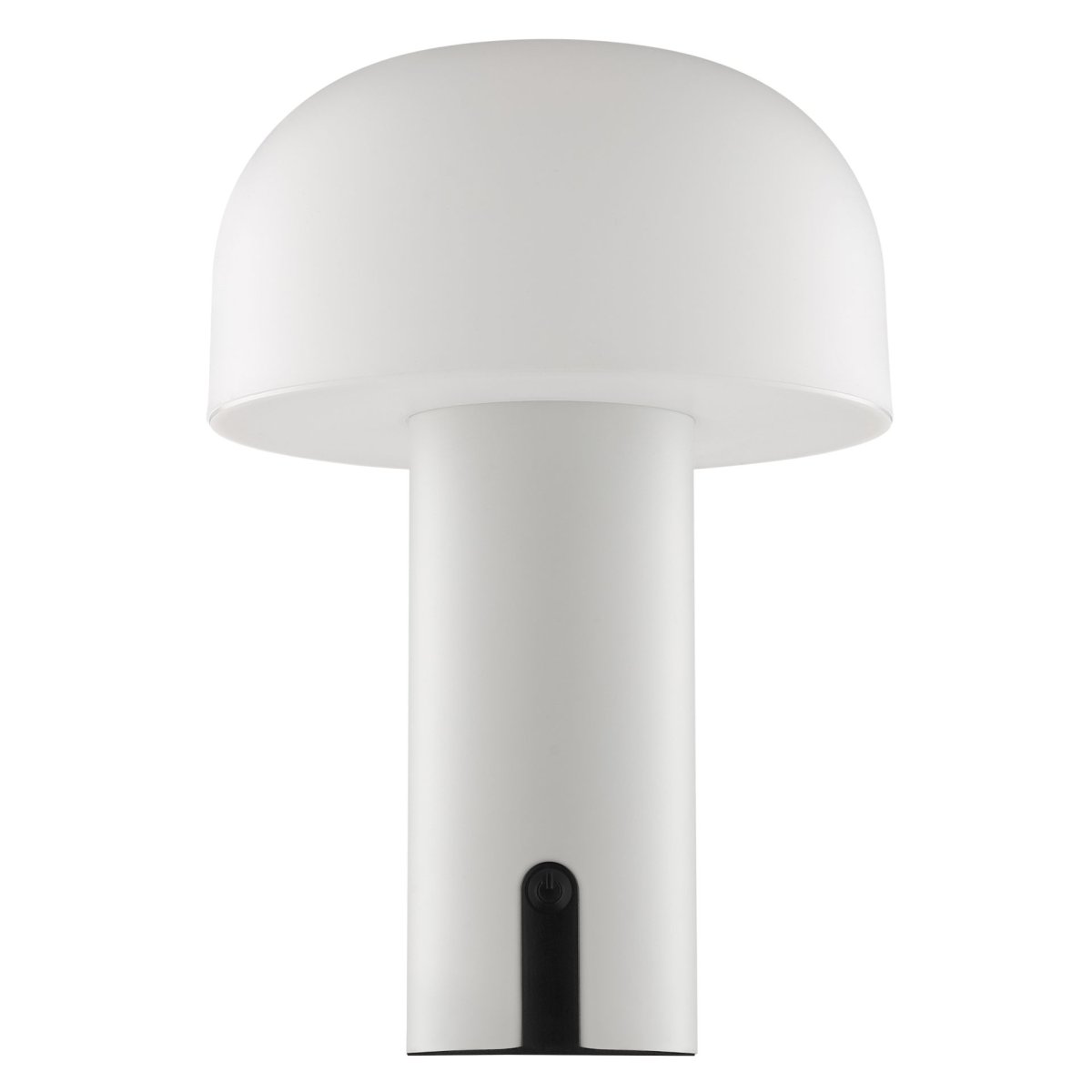 Mattis 20cm Cremet hvid bærbar Fra Brilliant - Mattis er en stilfuld og b&aelig;rbar bordlampe, der kombinerer moderne design med praktisk funktion.