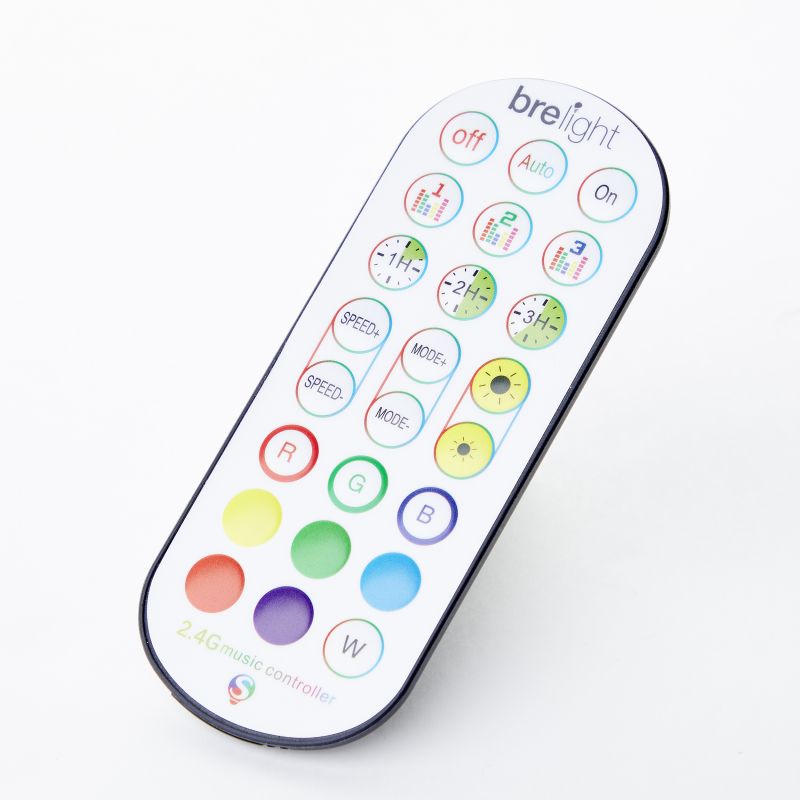 Neele 50cm Sort bordlampe Fra Brilliant - Med RGB LED har du adgang til en bred vifte af farver og effekter, s&aring; du nemt kan tilpasse lyset til dit hum&oslash;r og din lejlighed.