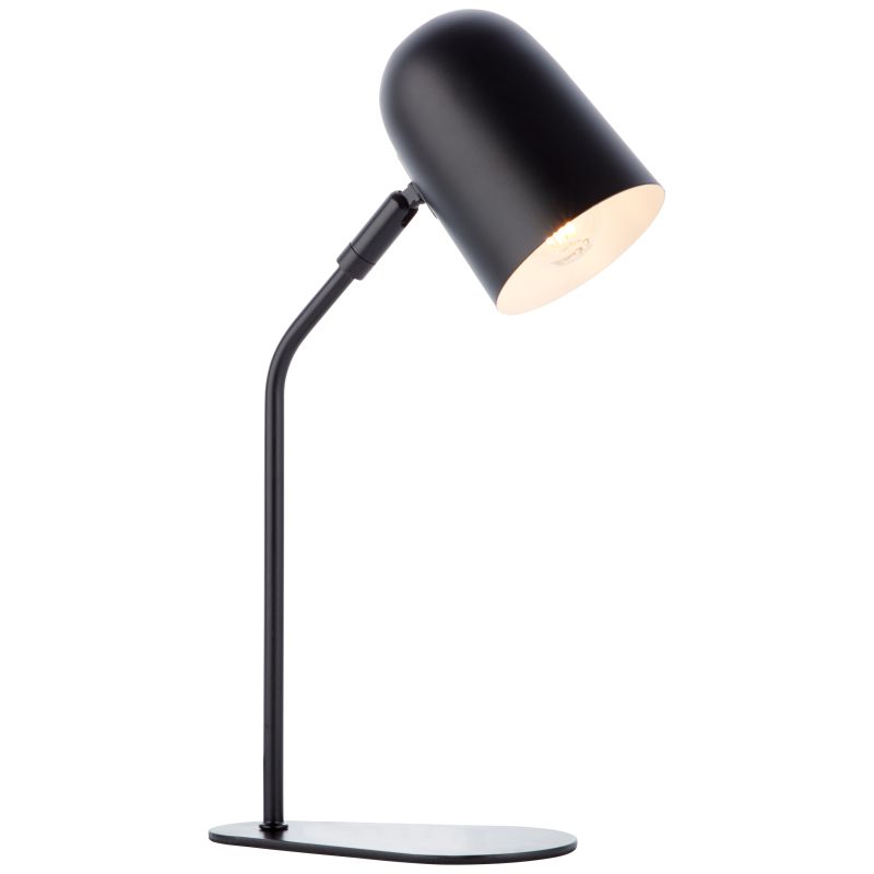 Tong 38cm Sort skrivebordslampe Fra Brilliant - Tong bordlampe giver et behageligt lys til arbejde, l&aelig;sning eller som dekorativ belysning i ethvert rum.