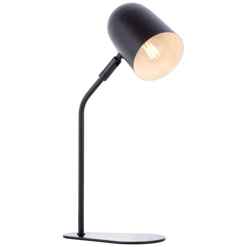 Tong 38cm Sort skrivebordslampe Fra Brilliant - Tong bordlampe giver et behageligt lys til arbejde, l&aelig;sning eller som dekorativ belysning i ethvert rum.