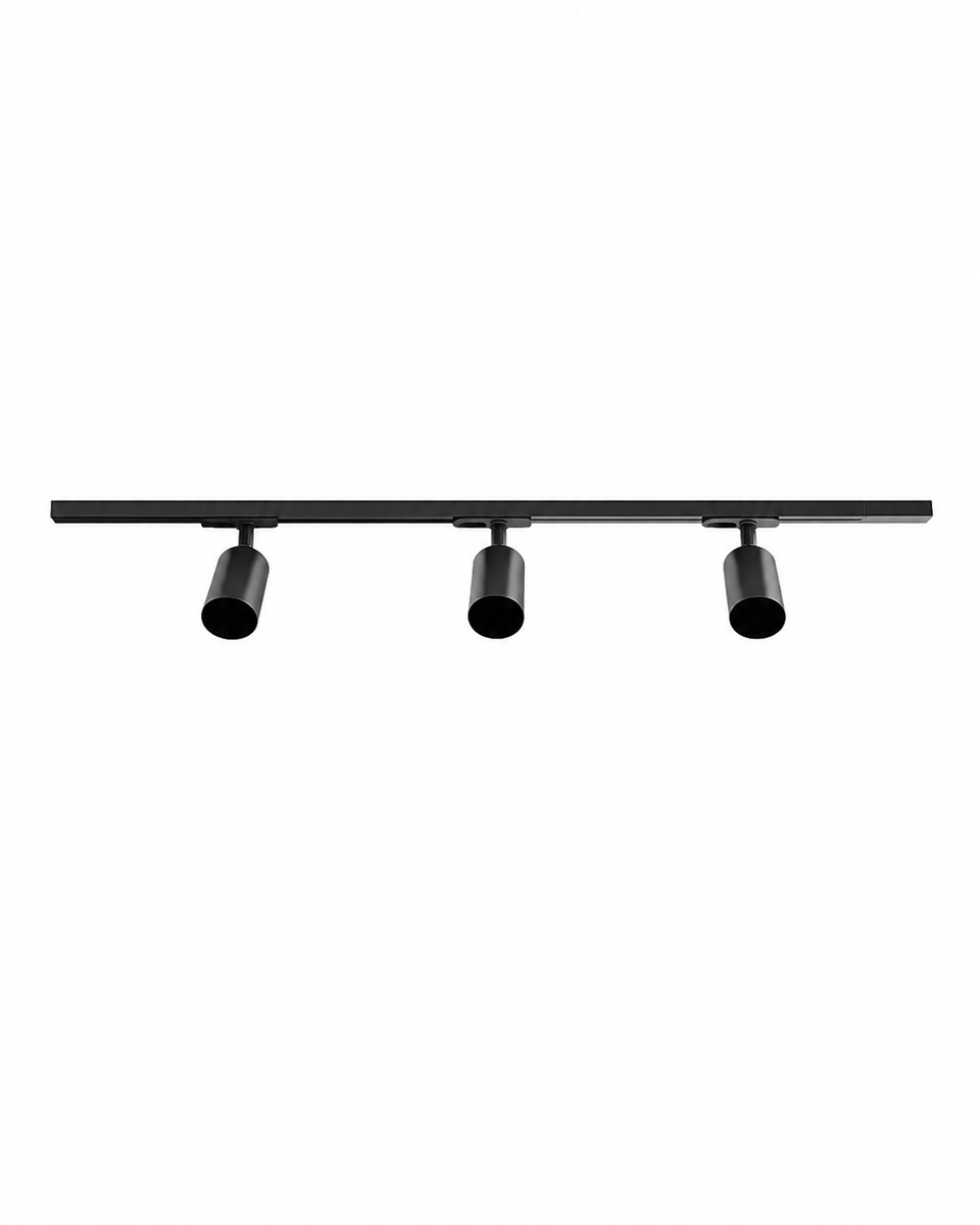Forma 3-sæt Sort Fra Nordic Lighting - Pakken indeholder:1 m skinne, 1 stk.