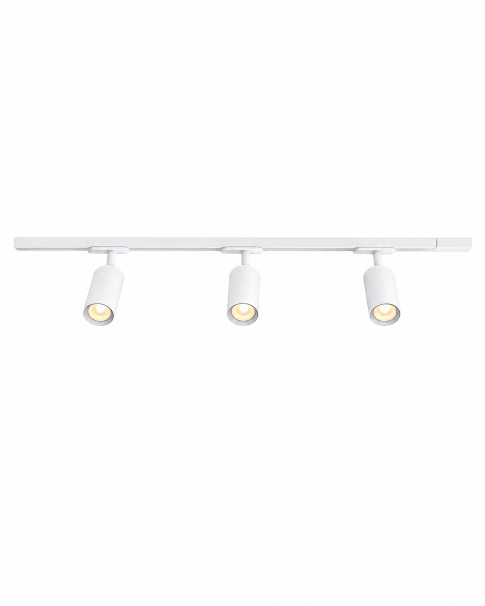 Forma 3-sæt Hvid Fra Nordic Lighting - Pakken indeholder:1 m skinne, 1 stk.