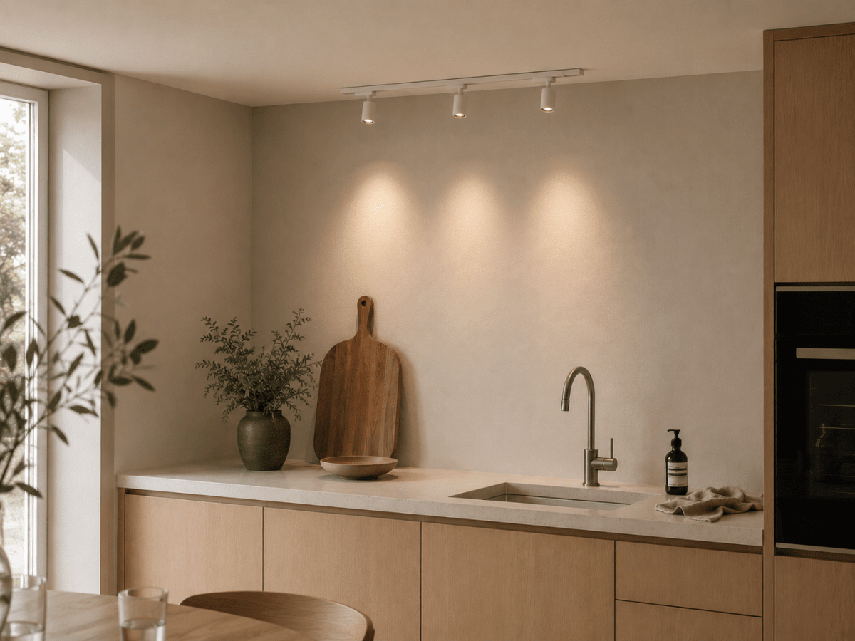 Forma 3-sæt Hvid Fra Nordic Lighting - Pakken indeholder:1 m skinne, 1 stk.