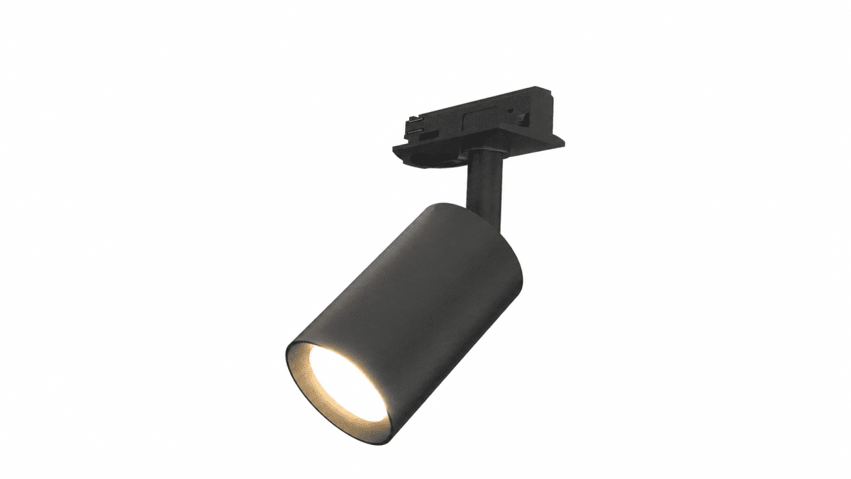 Forma spot Sort Fra Nordic Lighting - Tilslut str&oslash;mmen enten i enden/begyndelsen af skinnen med en tilslutning eller midt p&aring; skinnen med en centertilslutning.