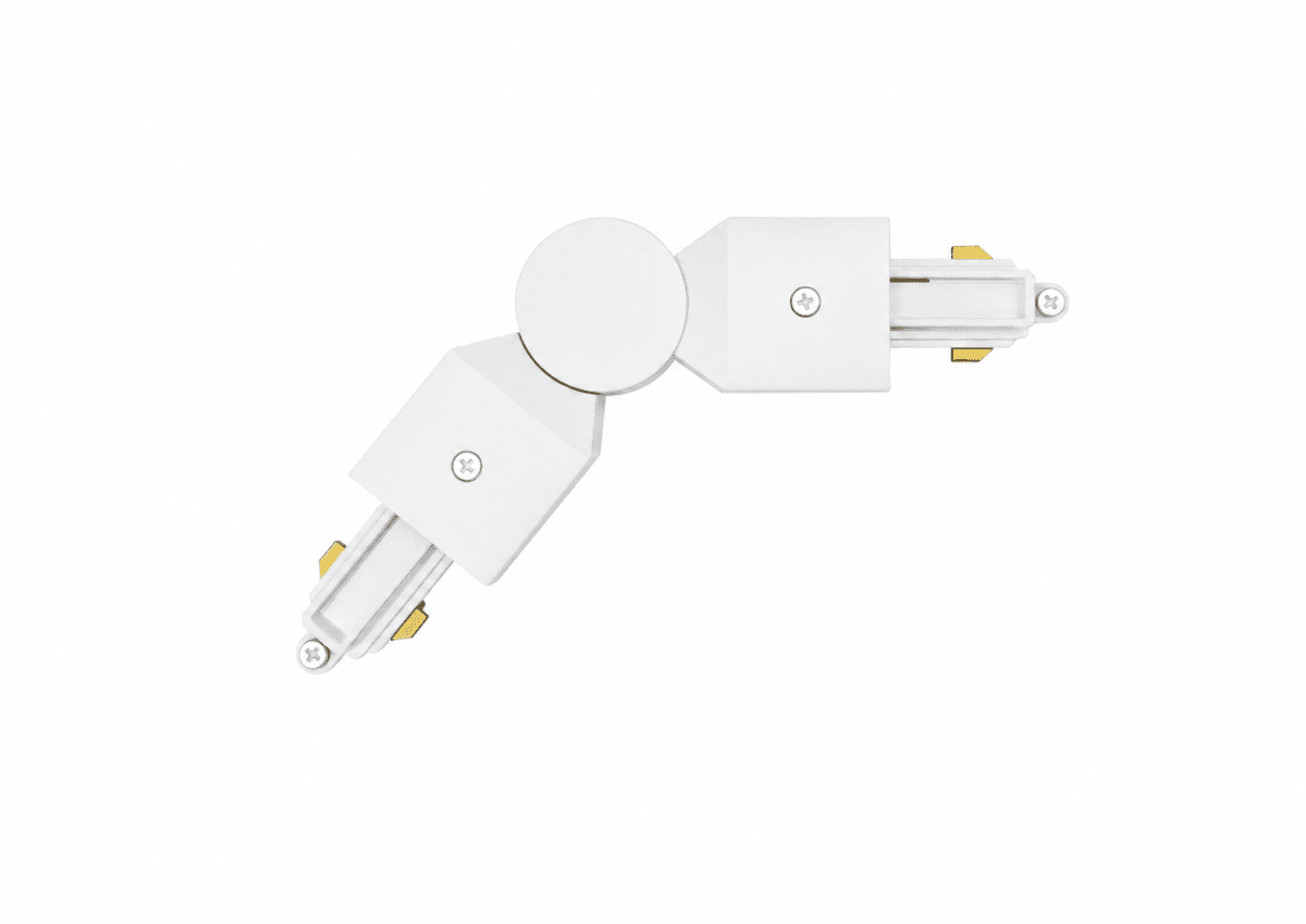 Forma Flex Samlestykke Hvid Fra Nordic Lighting - Fleksibel samling til Nordic Lighting Forma skinnesystem.