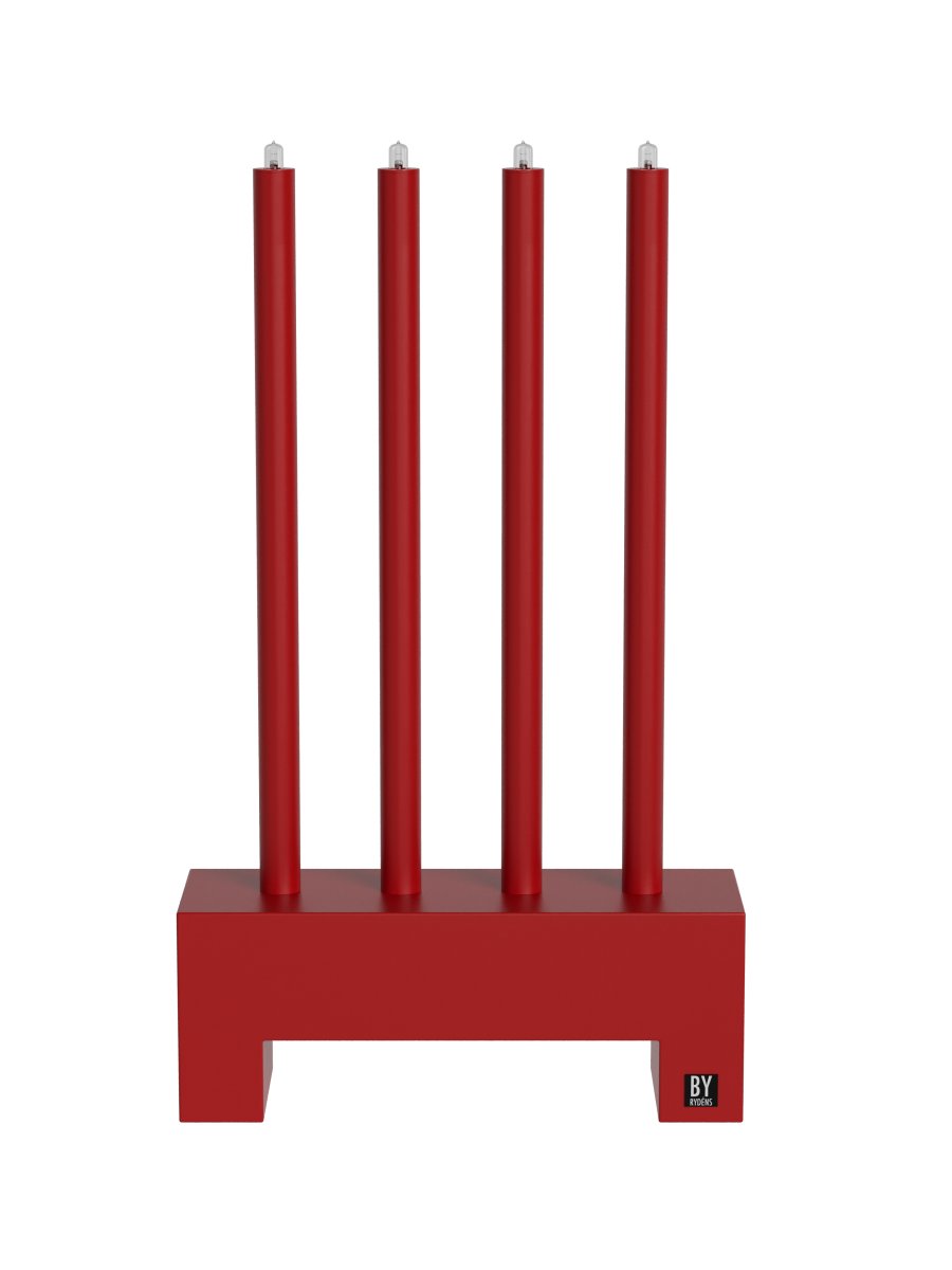 Twinkle RØD Fra By Rydéns - Med en h&oslash;jde p&aring; 50 cm og en l&aelig;ngde p&aring; 30 cm vil Twinkle tiltr&aelig;kke opm&aelig;rksomhed i ethvert milj&oslash;.