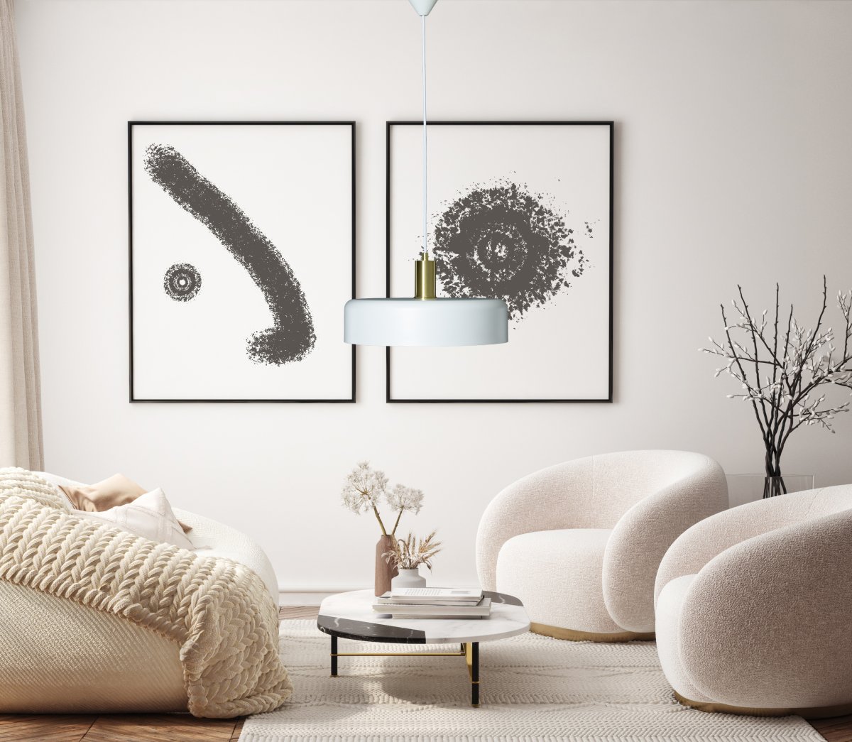 Suvi Ø35 Hvid loftslampe Fra Aneta Lighting - Suvi er en moderne og stilfuld loftslampe, der passer ind i de fleste hjem.