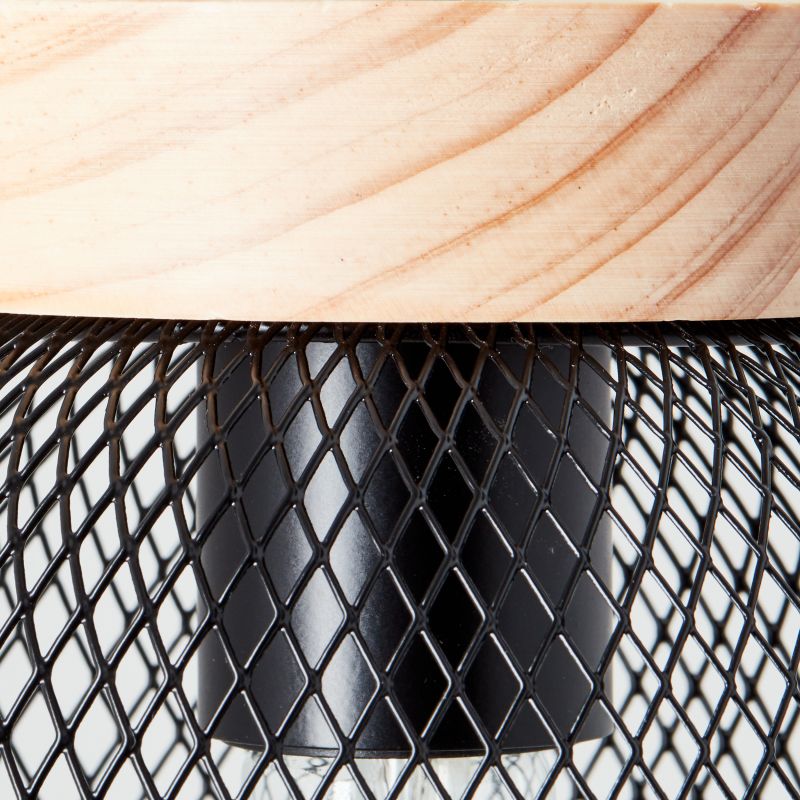 Giada 20cm Sort væglampe Fra Brilliant - Giada væglampen kombinerer moderne design med naturlige elementer og skaber en varm og hyggelig atmosfære i hjemmet.