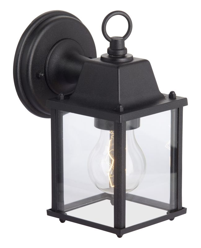Zoom billede af Irvin Sort udendørslampe Fra Brilliant - Irvin væglampe giver sikker og behagelig belysning ved indgangen i årets mørke måneder.