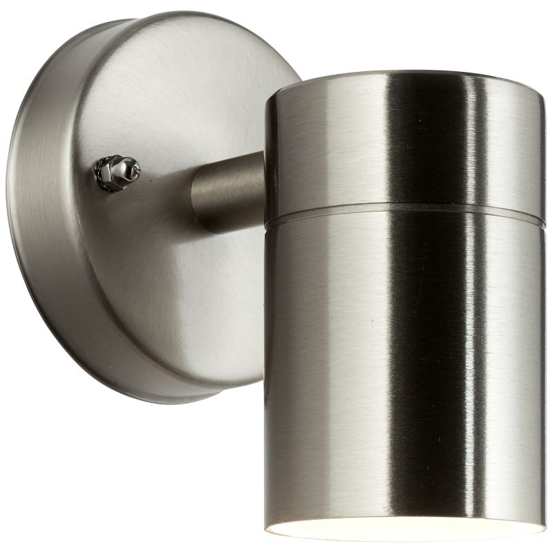 Jandy Stål udendørslampe Fra Brilliant - Jandy er en alsidig væglampe, der er perfekt til entréen - men også til at oplyse nøglehullet i mørke og som dekorativ facadebelysning.