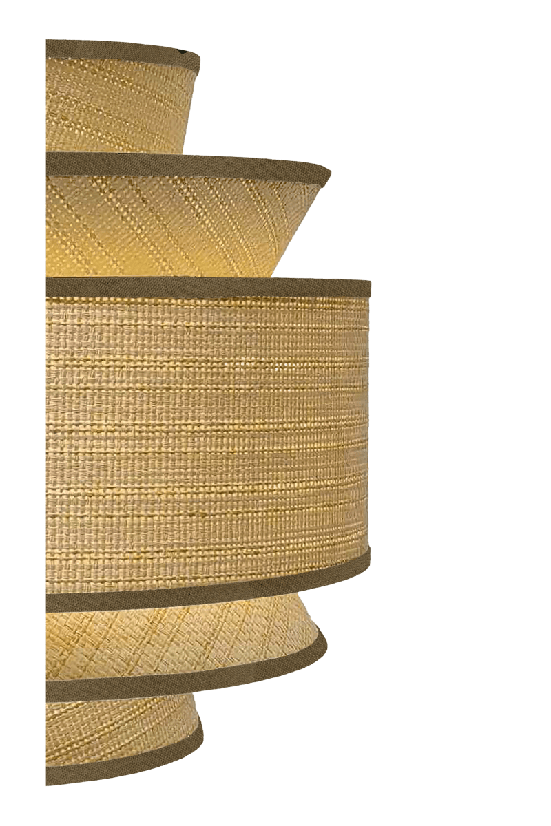 Ambrosia Ø50 Natur loftslampe Fra Aneta Lighting - De forskellige former og niveauer skaber en smuk silhuet og giver Ambrosia en karakter, der tiltr&aelig;kker opm&aelig;rksomhed.