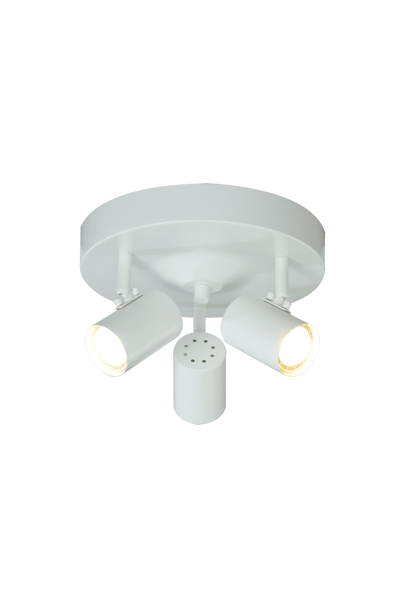 Hugin 3 Hvid spotlight Fra Aneta Lighting - Kan med fordel kombineres med vores andre lamper fra Hugin-familien.