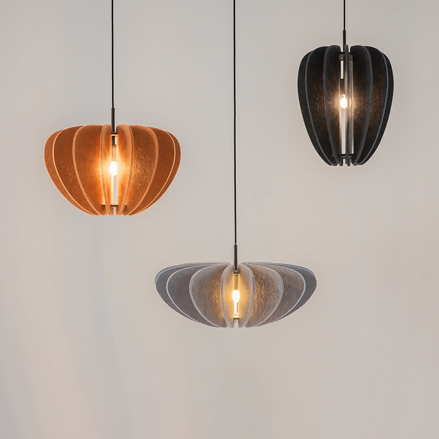 Cambio Ø58 Grå loftslampe Fra Maytoni - Serien f&aring;s i flere farver og former og kan h&aelig;nges i h&oslash;je rum takket v&aelig;re det 3 meter lange kabel &ndash; Perfekt til kreative lysinstallationer, der afspejler stemningen i rummet.